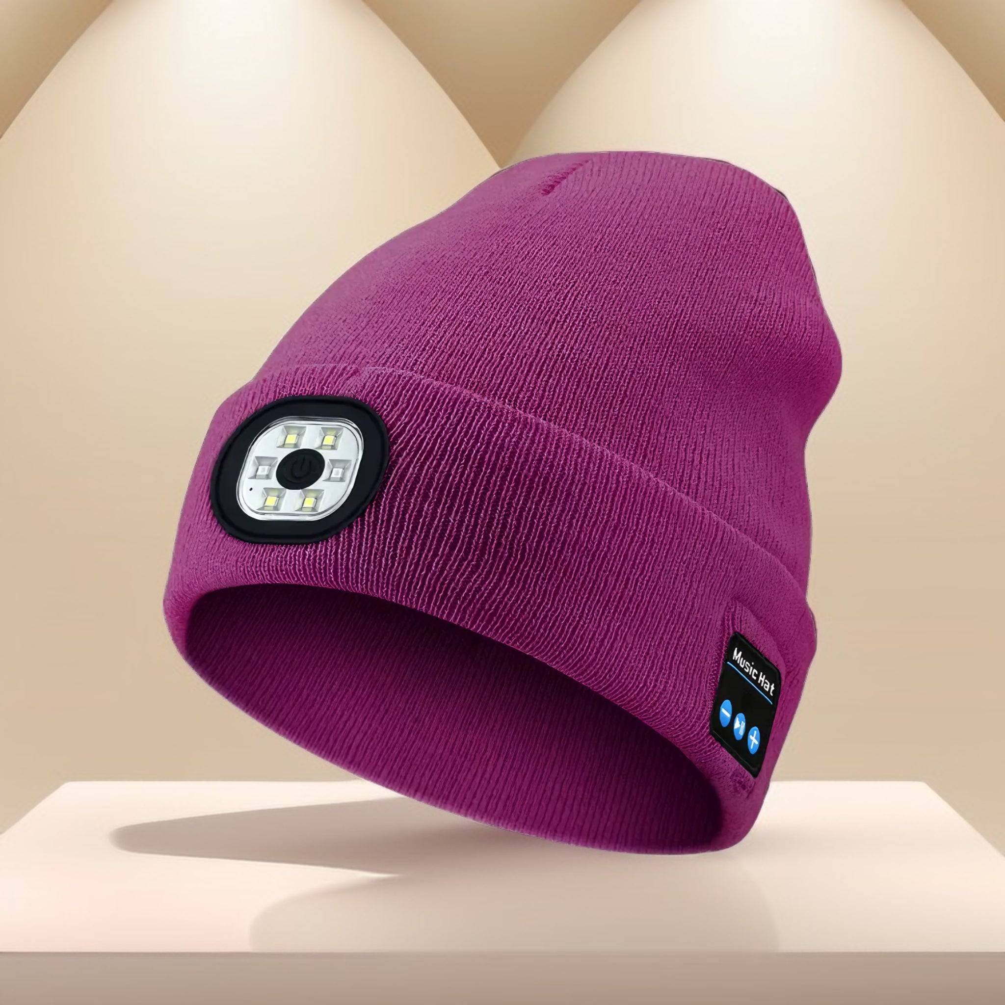 TUNETHREADS™ | Bluetooth Music Beanie with LED Lights