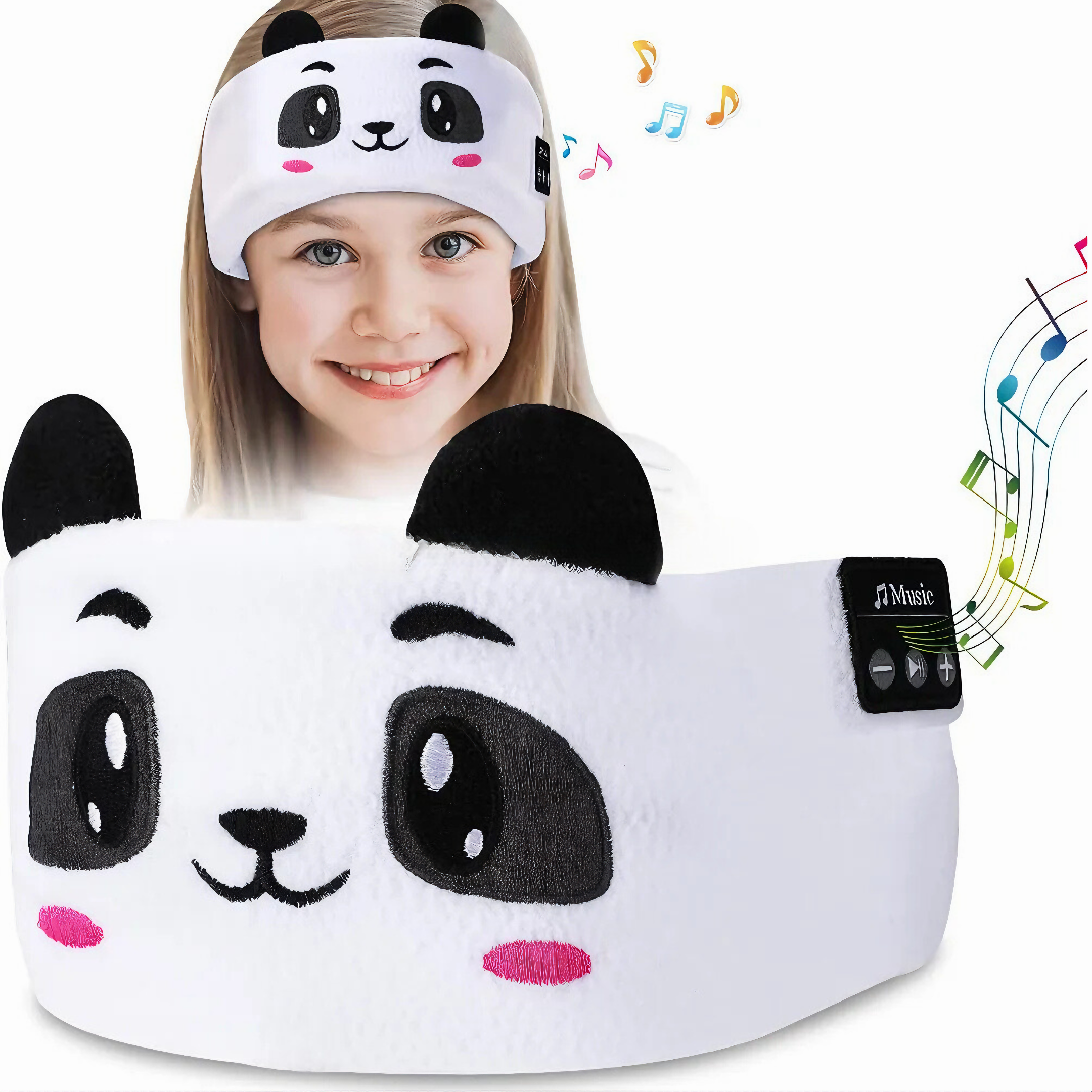 TUNETHREADS™ | Bluetooth Headband for Kids with Speakers – Cute &amp; Comfortable for Sleep &amp; Music